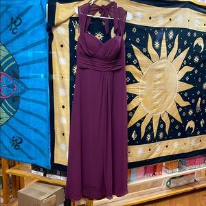 Bill Levkoff Wine/burgundy Bridesmaid dress size 12